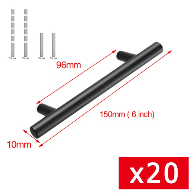 20pcs Black 96mm