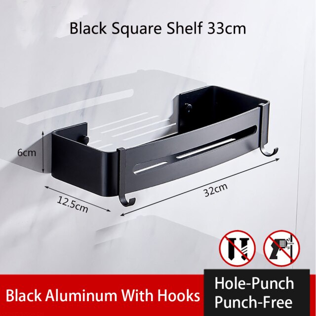 Square Black 6cm