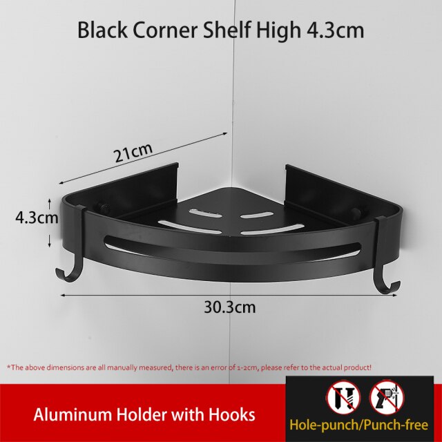 Corner Black 4cm
