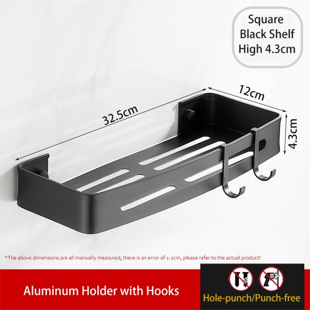 Square Black 4cm