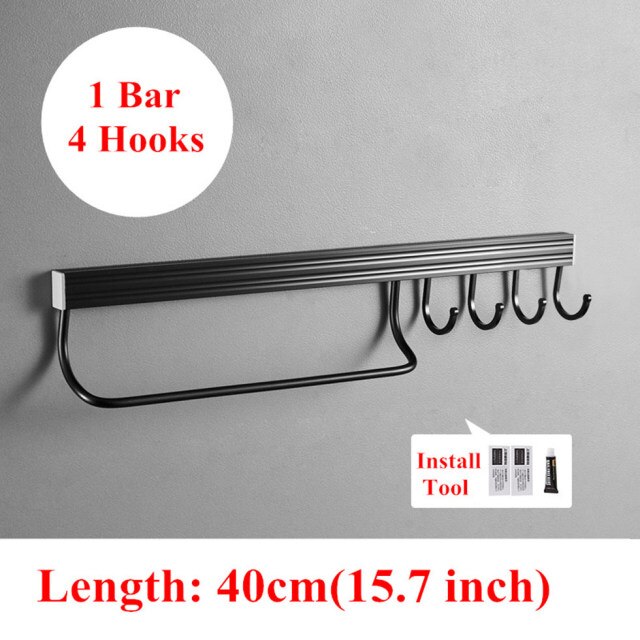 40cm 1 bar 4 hooks