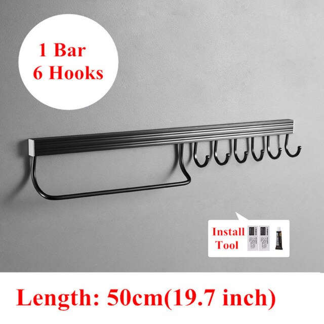 50cm 1 bar 6 hooks