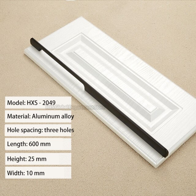 L600mm Black
