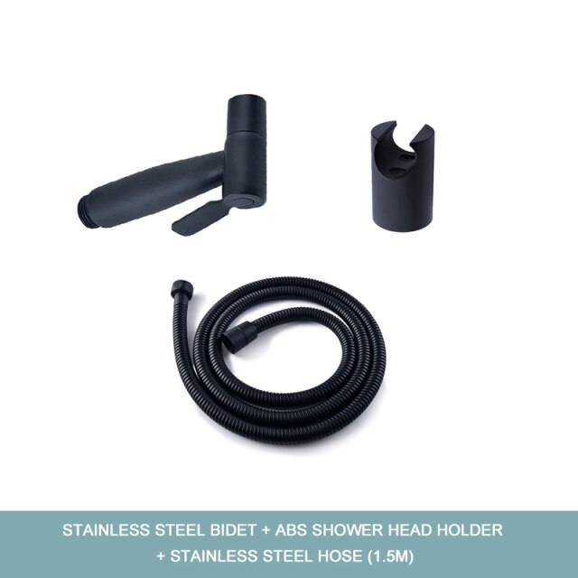 Matte black set