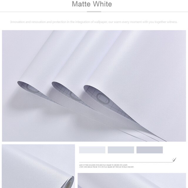 Matte white