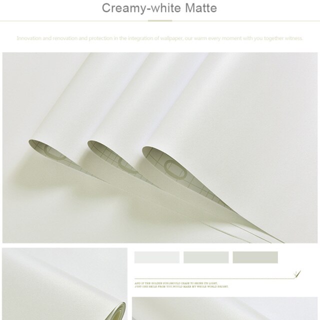 Matte creamy-white