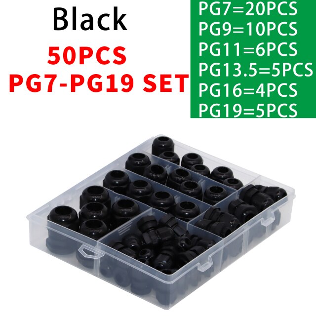 50 PCS Black PG
