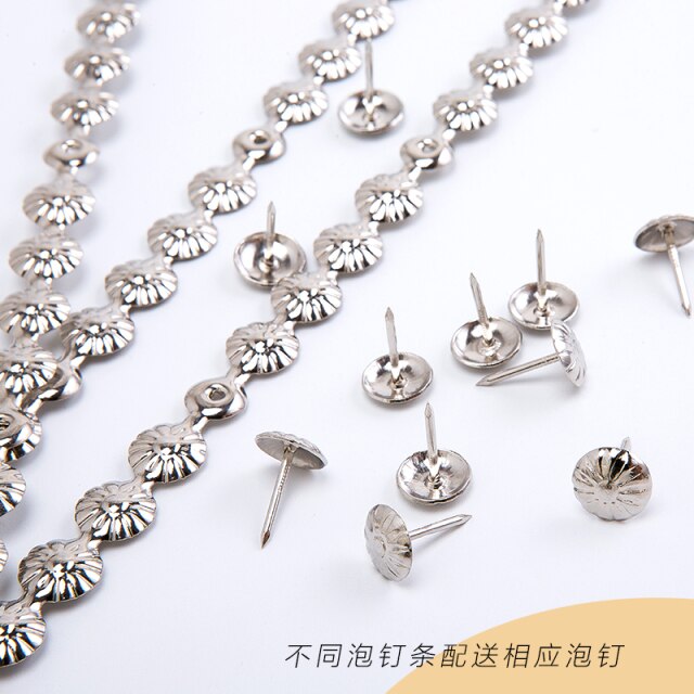 11mm silver flower