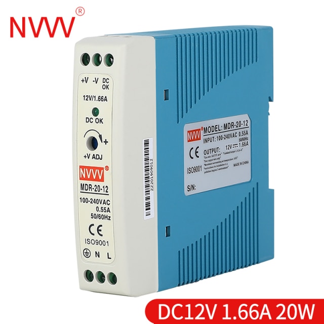 MDR-20W 12V 1.66A