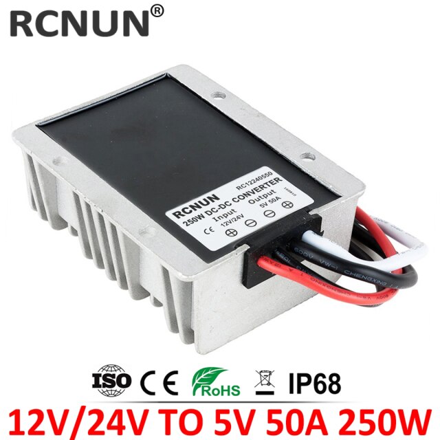 12V-24V to 5V 50A