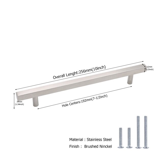 Hole centers192mm