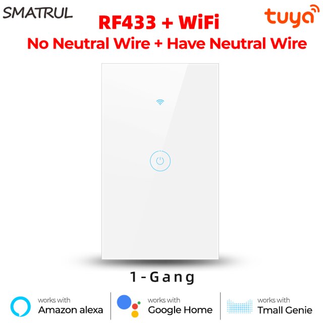 WHITE 1 gang WIFI
