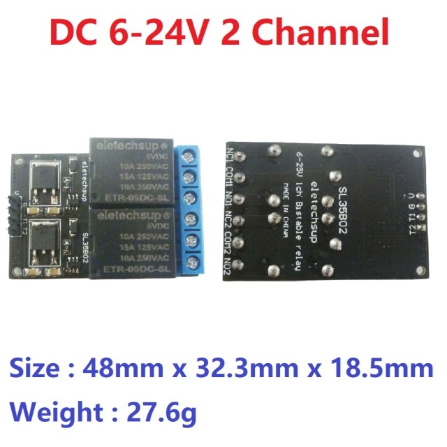 12V 2 channel