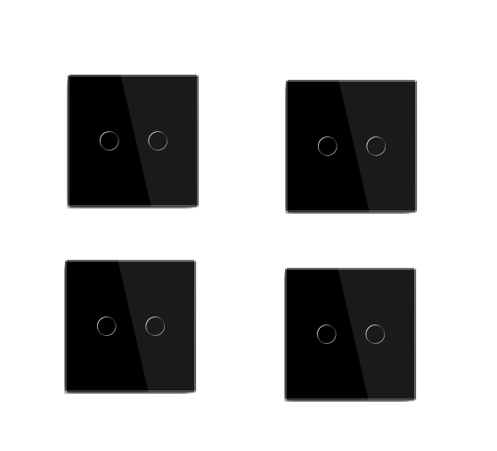 Black 4 Pieces