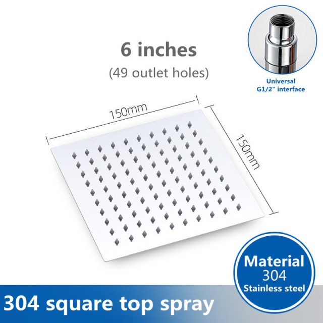6 inch square