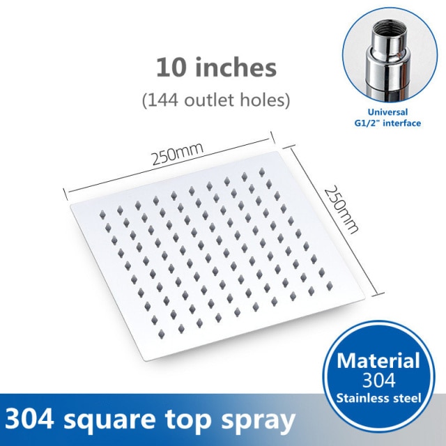 10 inch square