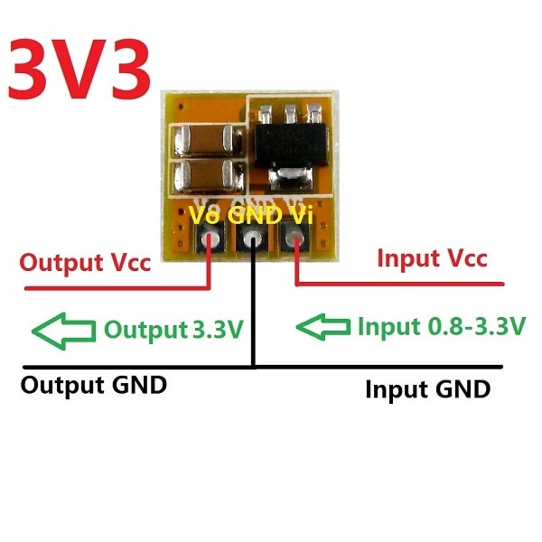 Output 3V3 no Pin