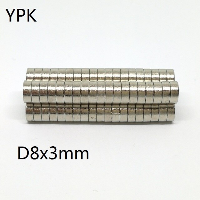500PCS 8x3 mm
