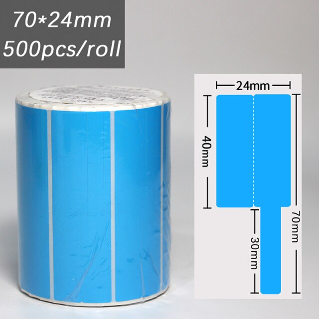 Blue 70x24mm