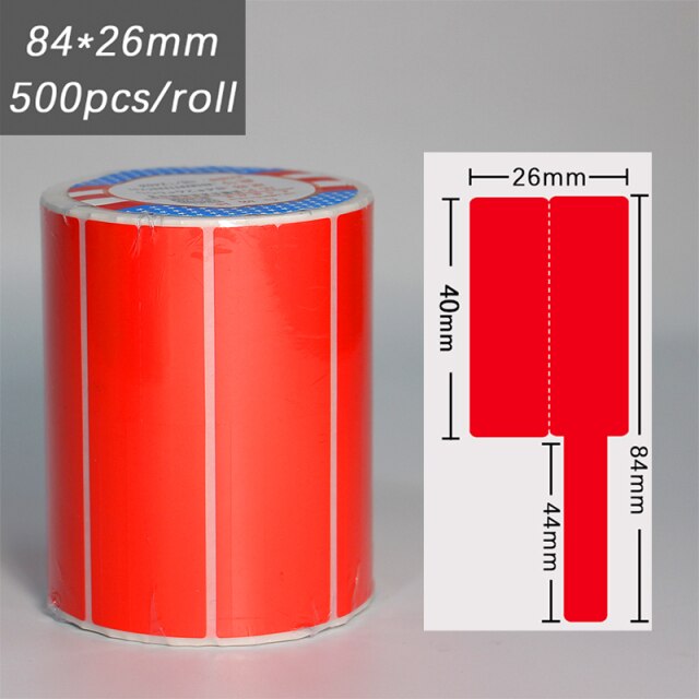 Red 84x26mm