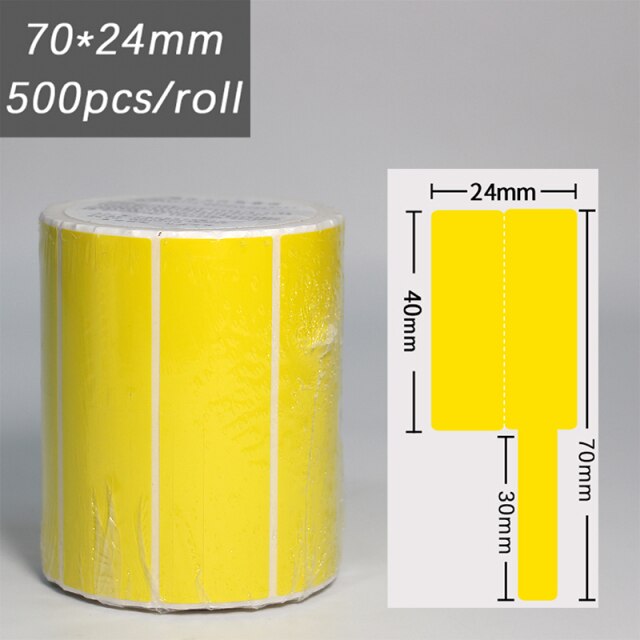 Yellow 70x24mm