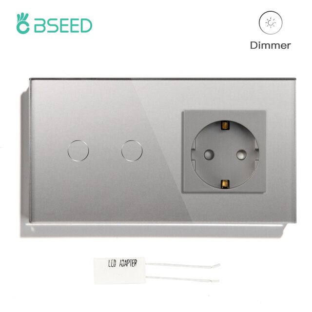 2Gang Dimmer Gray