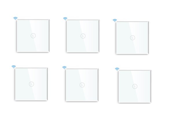 White 6 Pieces
