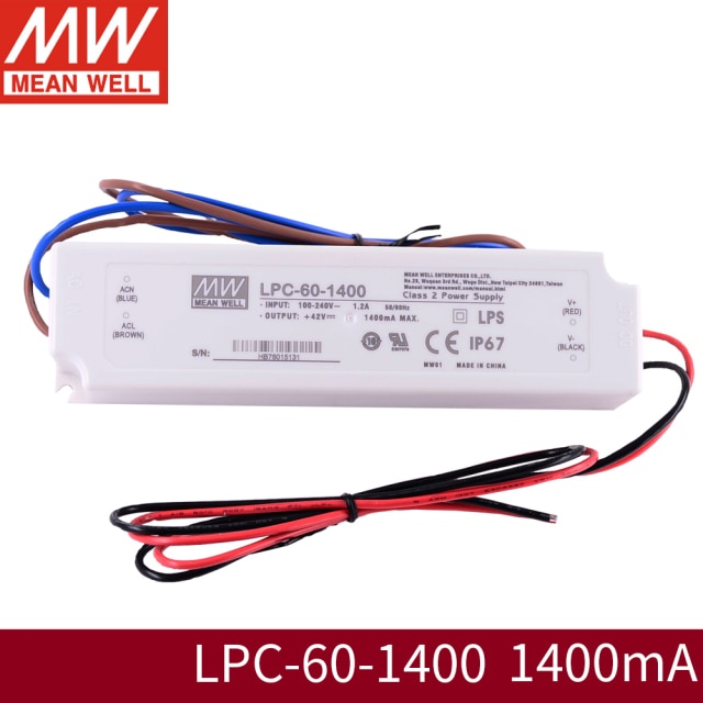 1400mA 42V 58.8W