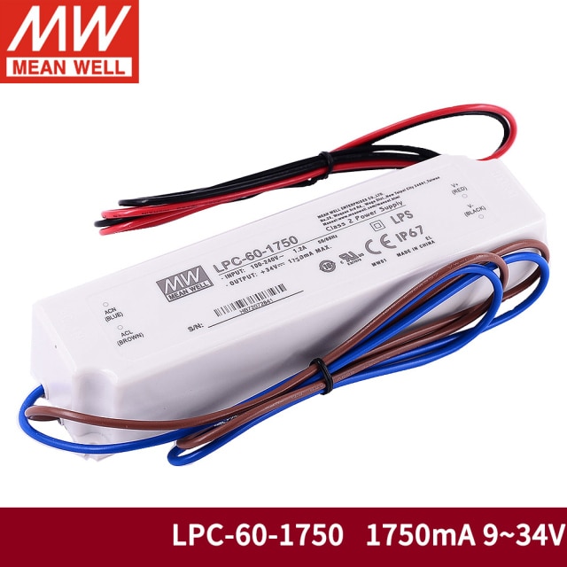 1750mA 34V 59.5W