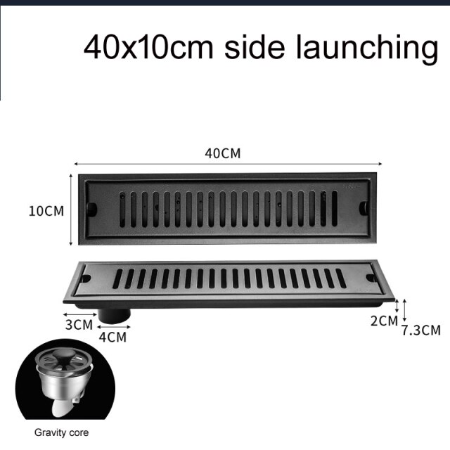 40x10cm Side
