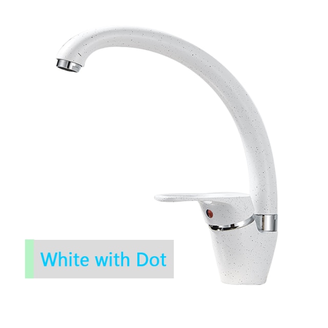 White with dot