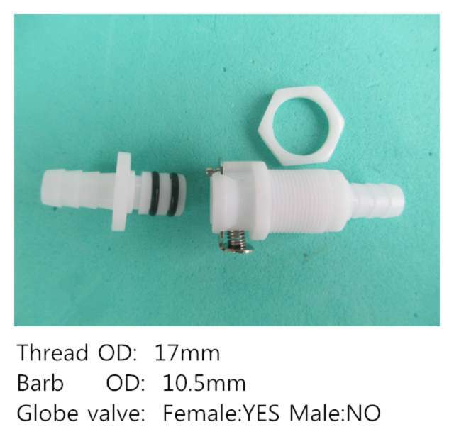10.5mm one valve