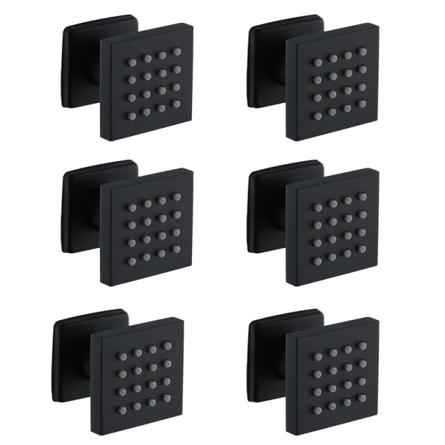 Black 6 pcs