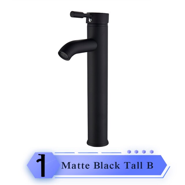 Matte Black Tall B