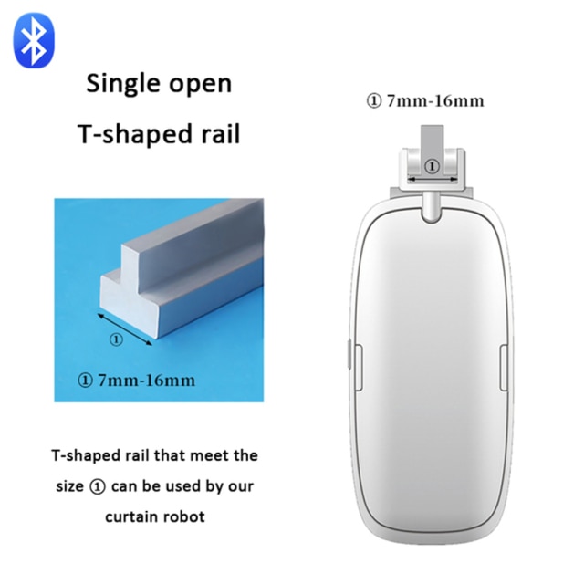 Single open T-track