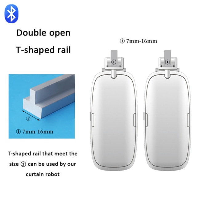 Double open T-track