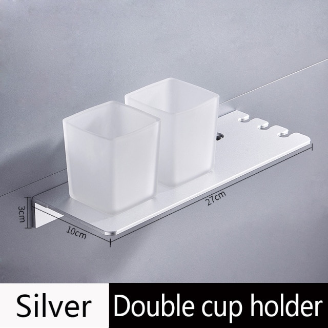 Silver double cup