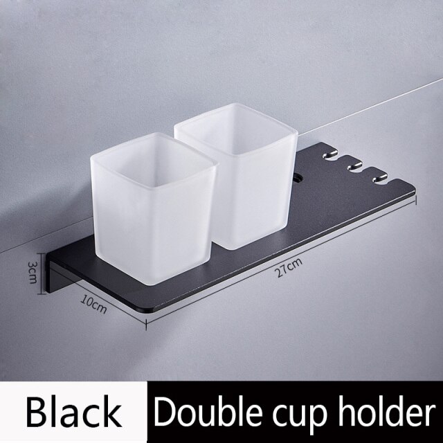 Black double cup