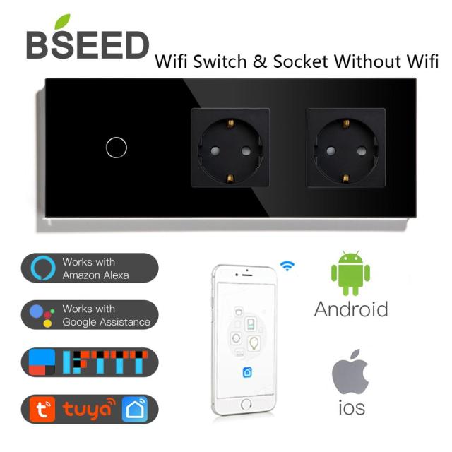 Wifi 1Gang Black