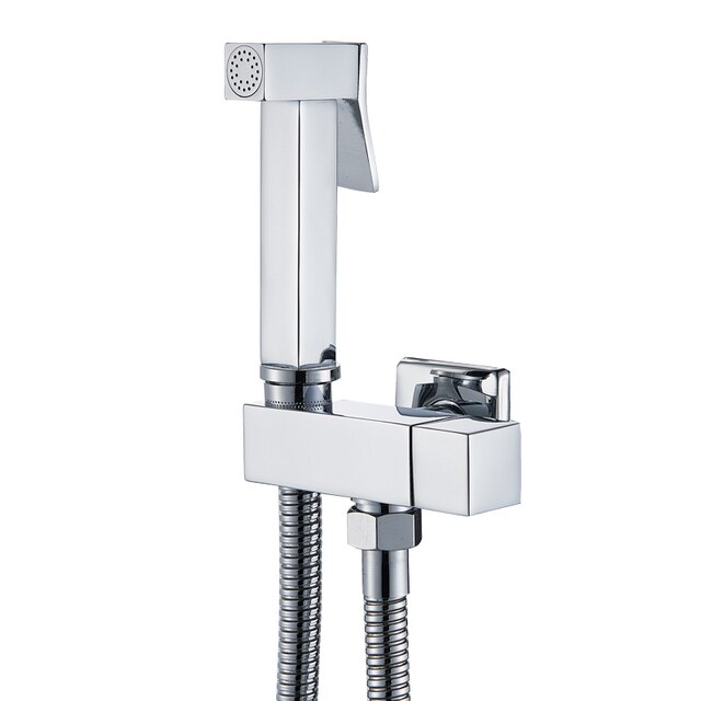 Chrome bidet faucet