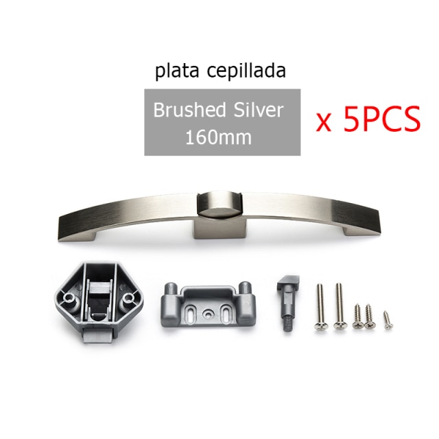 Brushed Silver 160mm