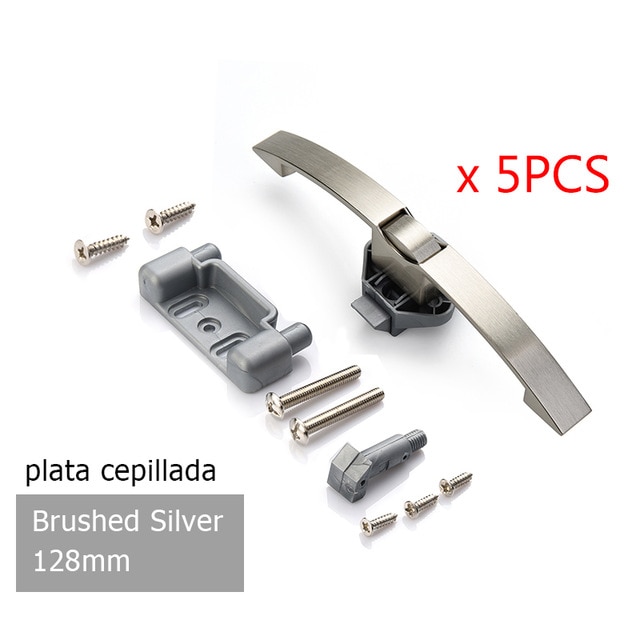 Brushed Silver 128mm