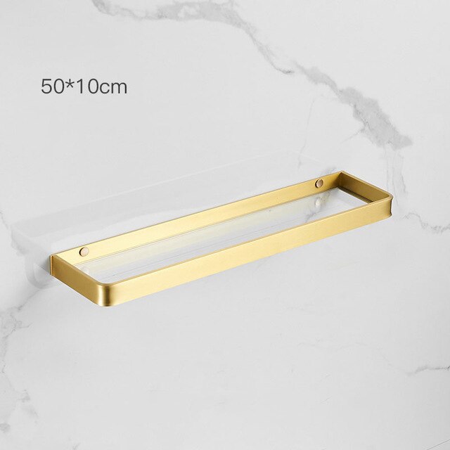 50cm brushed gold