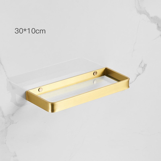 30cm brushed gold