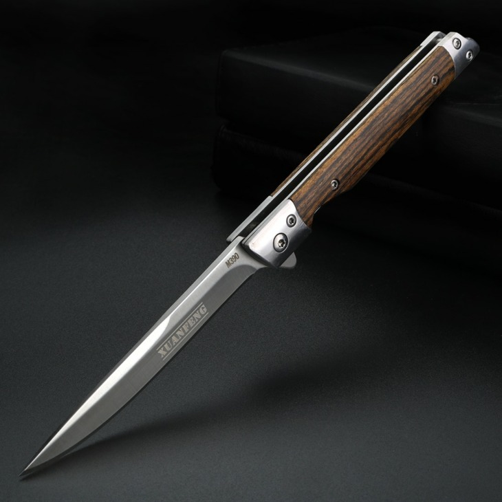 Xuanfeng Mini Összecsukható Kés Hordozható Nagy Keménységű Acél Zseb Kést Kemping Vadászat