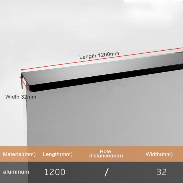 Black Length 1200mm