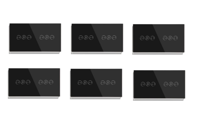 Black 6 Pieces