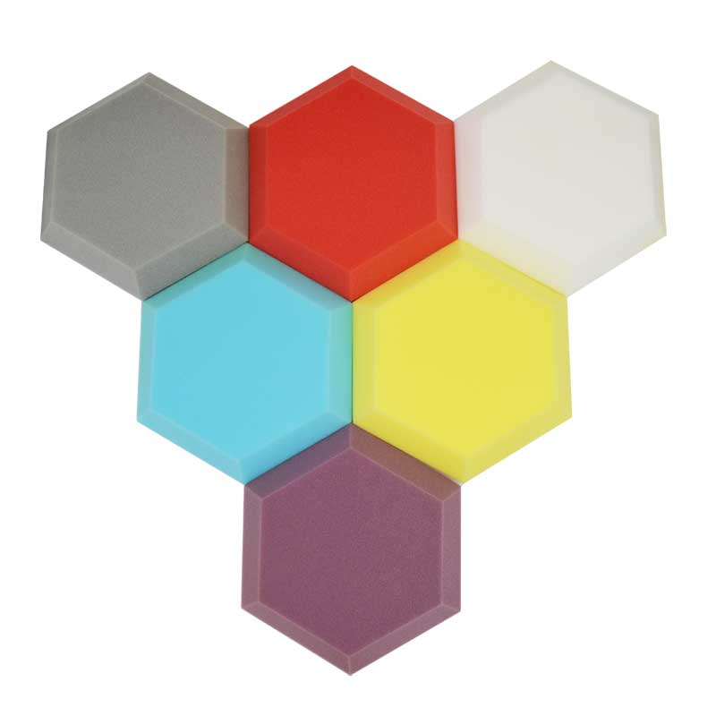 Beiyin [12 / Pack] Hexagon Akusztikus Hab Hangszigetelő Panelek ...