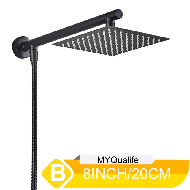 Black 8 inch