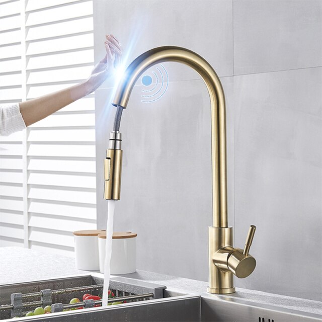 Brushed gold sensor